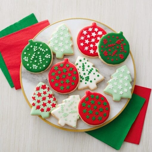 Set Cortadores Y Stencils Wilton - Galletas Navidad - Imagen 2