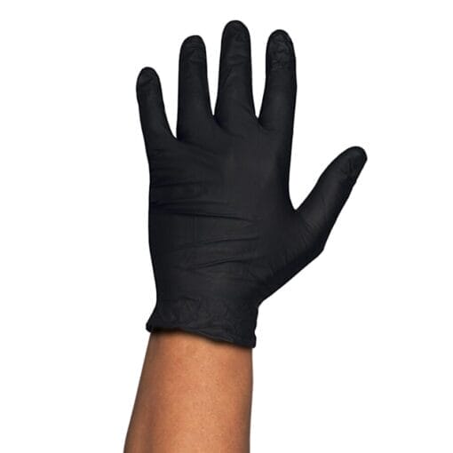 Guantes De Nitrilo Rubberex Negros - S (pequeÑos) 3,2 G