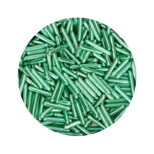 Palitos De Azucar Xl Funcakes - Verde Metalizado 70 G