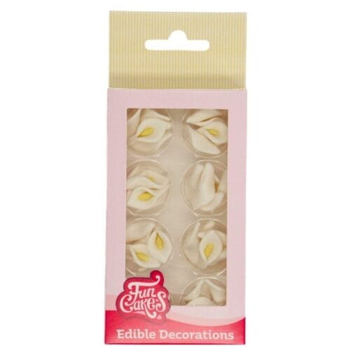 Decoraciones De Azucar Funcakes - Flor Cala Blanca