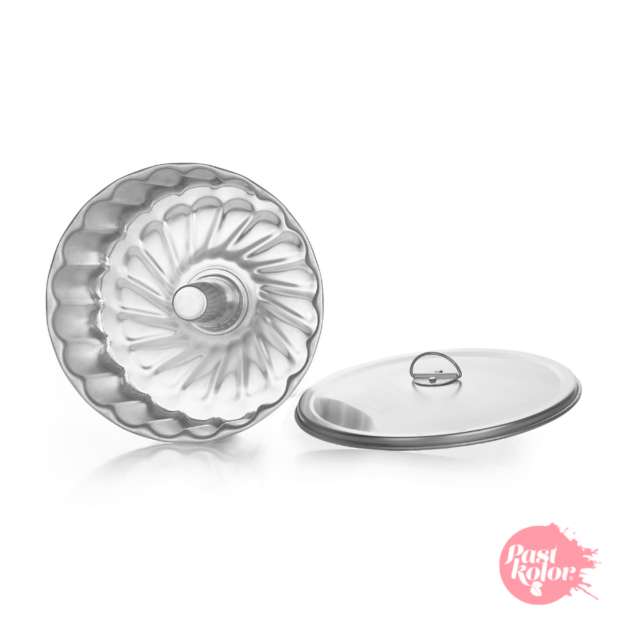 Molde De Aluminio Para Puding Con Tapa - Imagen 2