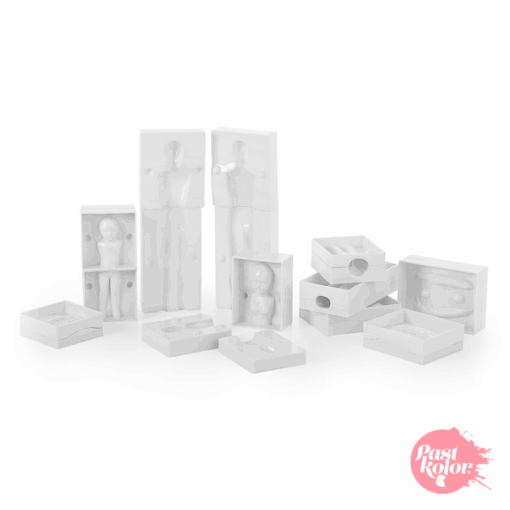 Set Moldes Figuras 3d - Familia