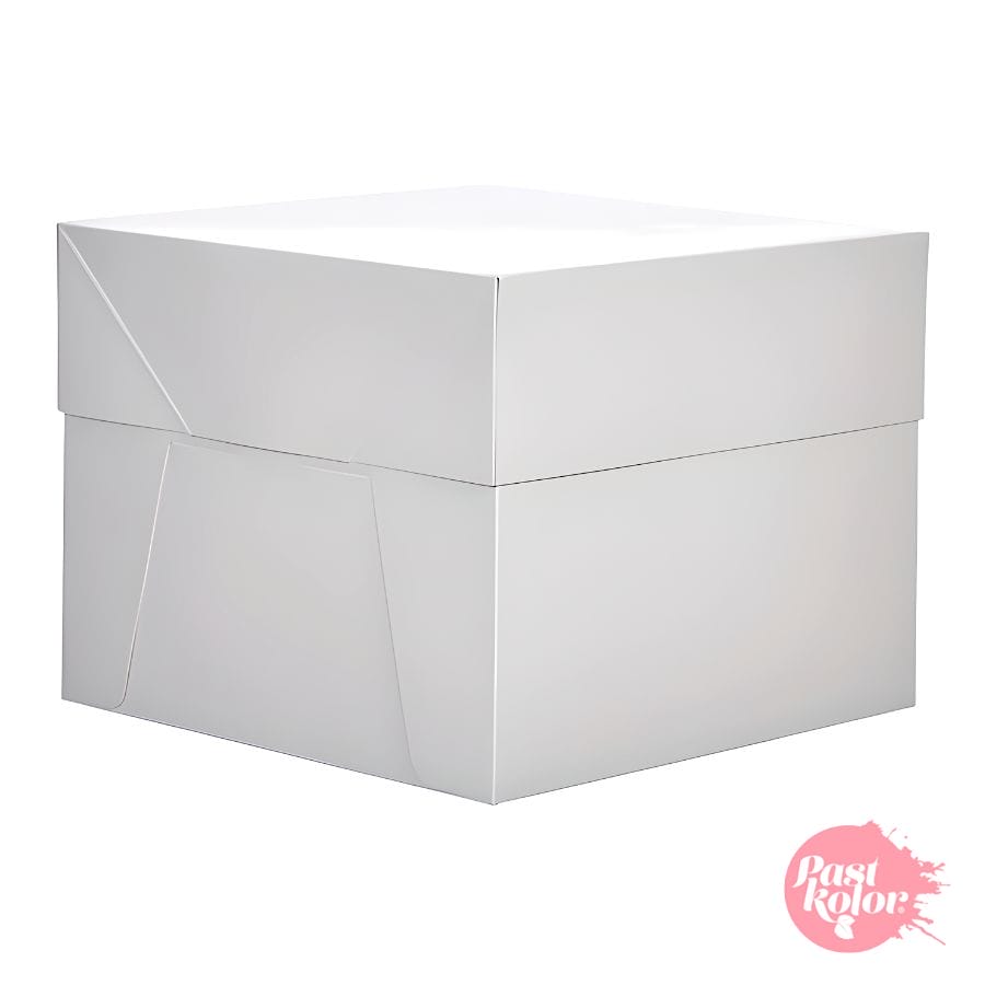 Caja Para Tarta Rectangular Blanca - Imagen 5