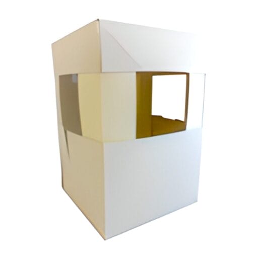 Caja Para Tarta Blanca - 30 Cm + Extensiones 30,5 Cm (sin Emblistar)
