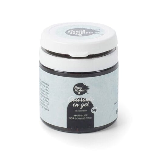 Colorante En Gel Pastkolor - Negro 50 G