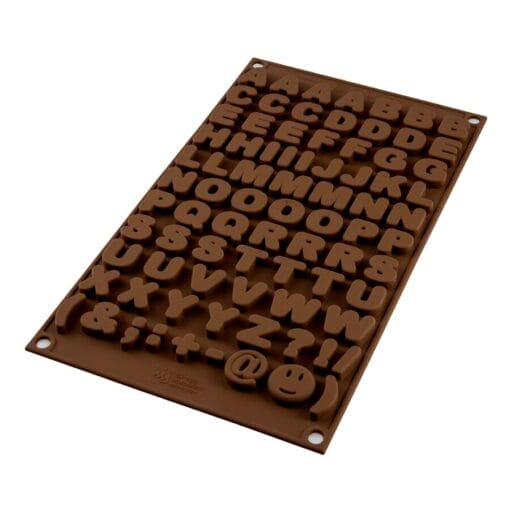 Molde Silicona Chocolate Silikomart - Abc