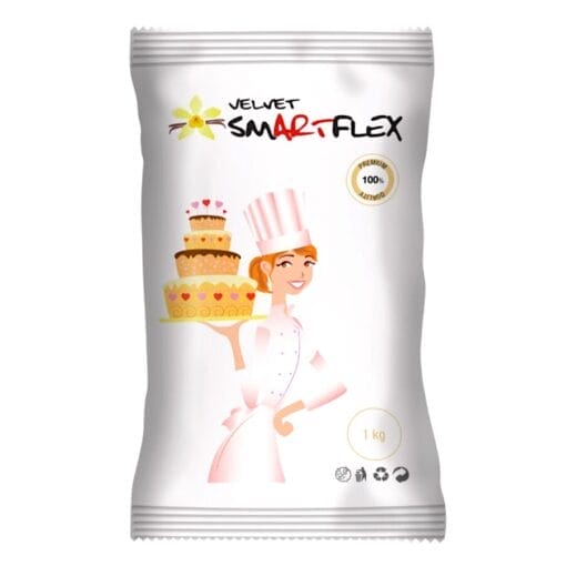 Fondant De Sabor Smartflex - Blanco Vainilla (1 Kg)