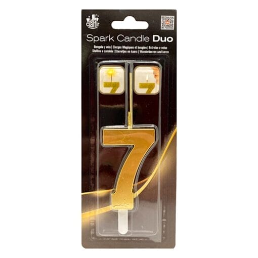 Vela Bengala "duo" Dorada Cialfir - Numero 7