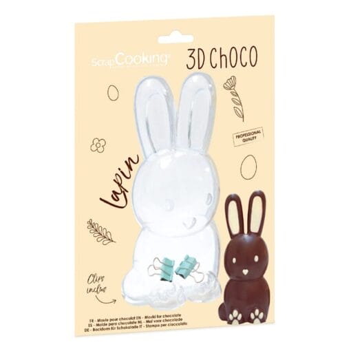 Molde Para Chocolate (3d) Scrapcooking - Conejo