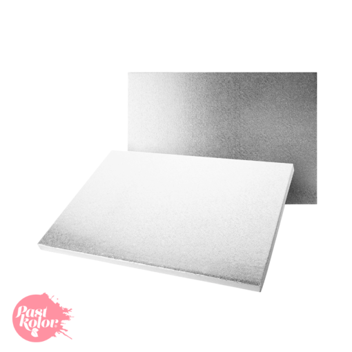 Cake Drum Rectangular Plata 12 Mm