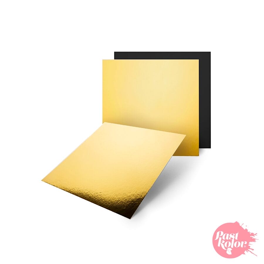 Base Cuadrada Dorada Y Negra - 30 Cm / 3 Mm Grosor - Imagen 25