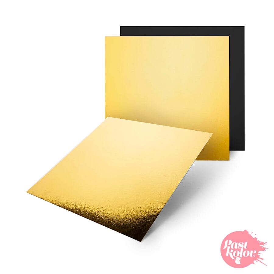 Base Cuadrada Dorada Y Negra - 30 Cm / 3 Mm Grosor - Imagen 107