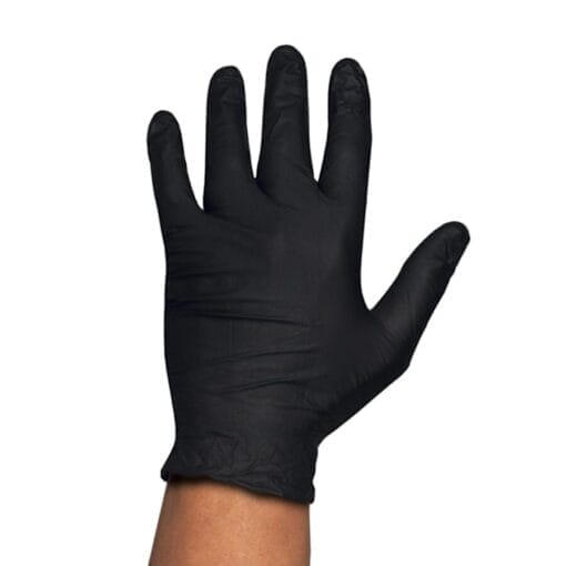 Guantes De Nitrilo Rubberex Negros - L (grandes) 3,7 G