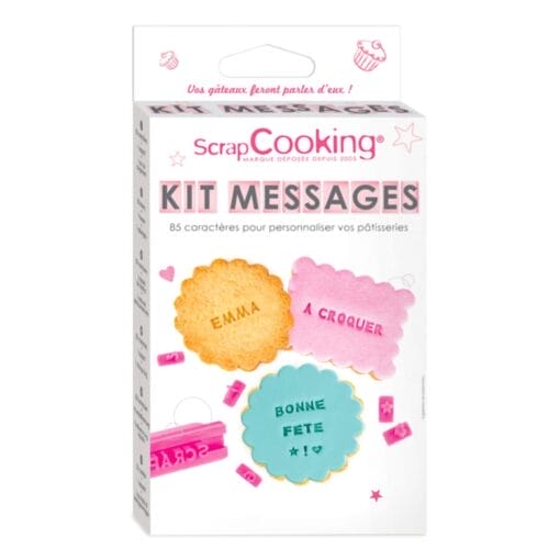 Marcador De Letras Scrapcooking - Kit Mensajes