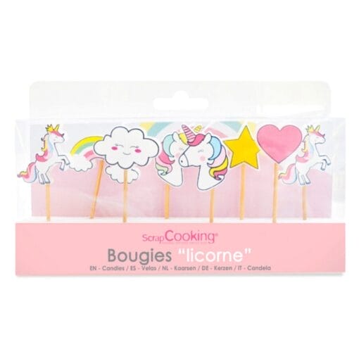 Velas Scrapcooking - Unicornios - Imagen 2