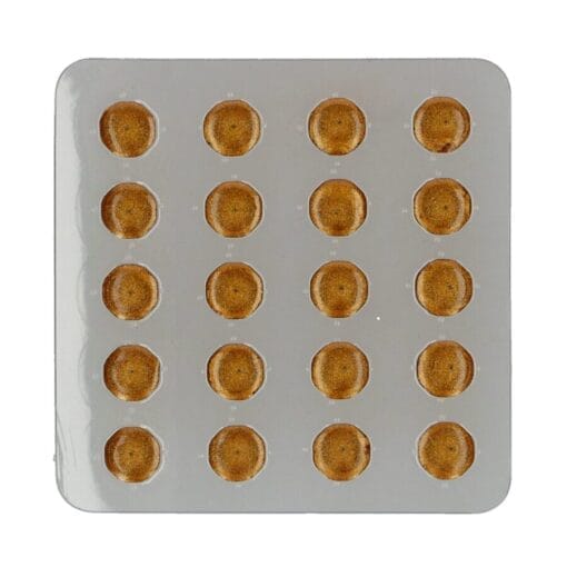 Diamantes Comestibles De Gelatina Funcakes - Oro Perlado - Imagen 2