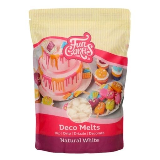 Deco Melts Funcakes Blanco Natural (sin E-171) - 1 Kg