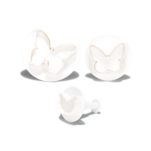 Set Cortadores Con Expulsor Patisse - Mariposas