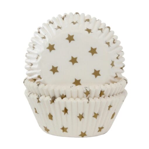 Capsulas Cupcake "house Of Marie" - Estrellas Oro