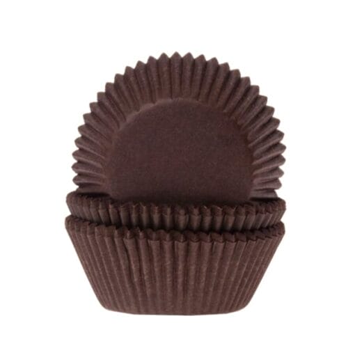 Capsulas Mini Cupcake "house Of Marie" - Marrones