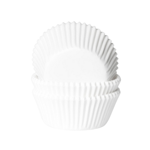 Capsulas Cupcake "house Of Marie" - Blancas (pequeÑas)