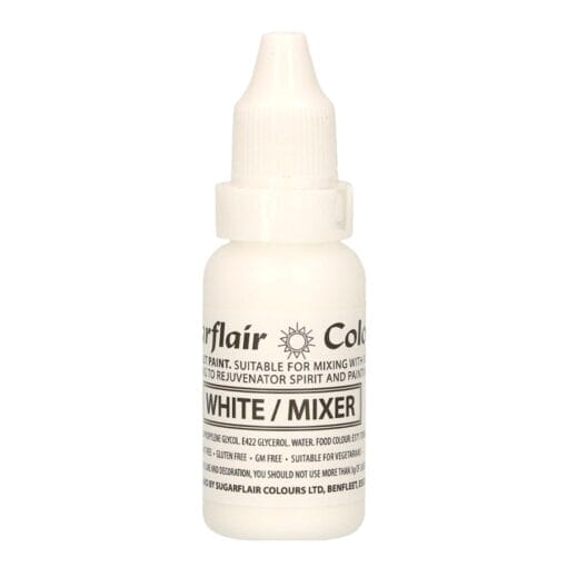 Colorante Liposoluble Sugarflair - White / Blanco (30 Ml)