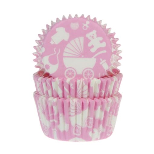 Capsulas Cupcake "house Of Marie" - Rosa Bebe