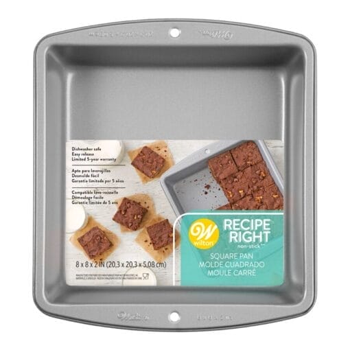 Molde Cuadrado "recipe Right" Wilton - 20 Cm