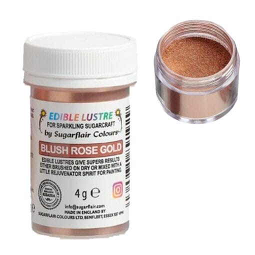 Brillo Comestible Sugarflair - Blush Rose Gold / Colorete Oro (4 G)