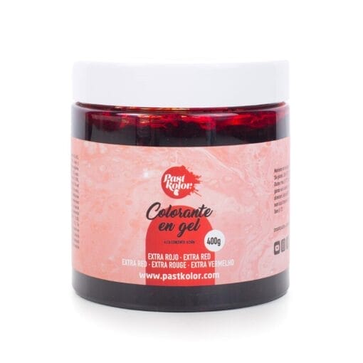 Colorante En Gel Pastkolor - Extra Rojo 400 G