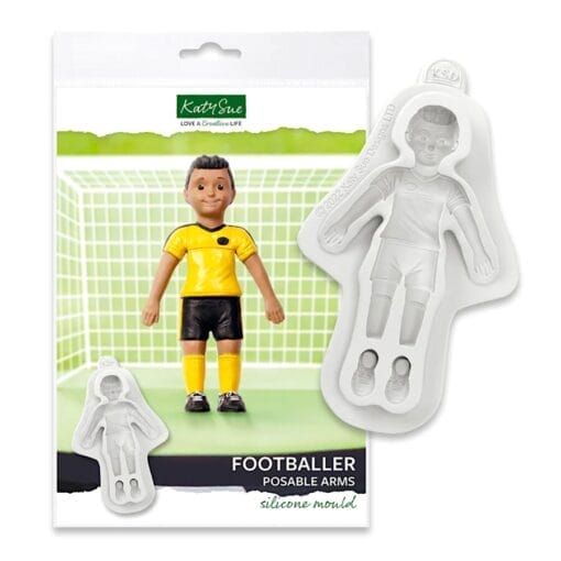 Molde Silicona Katy Sue - Futbolista / "footballer" - Imagen 2