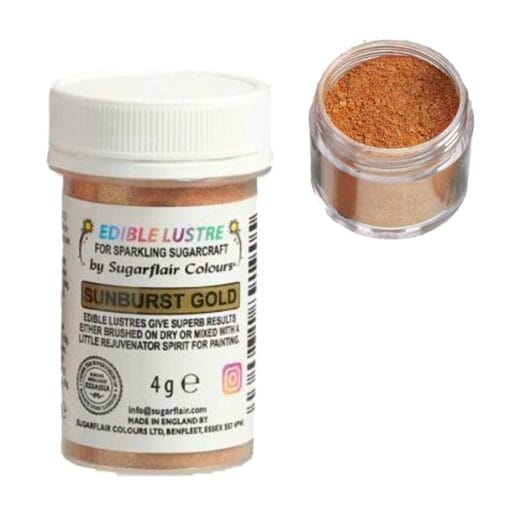 Brillo Comestible Sugarflair - Sunburst Gold / Oro Bronce (4 G)