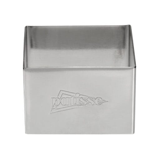 Molde De Acero Cuadrado Patisse - 6 Cm / H 4 Cm