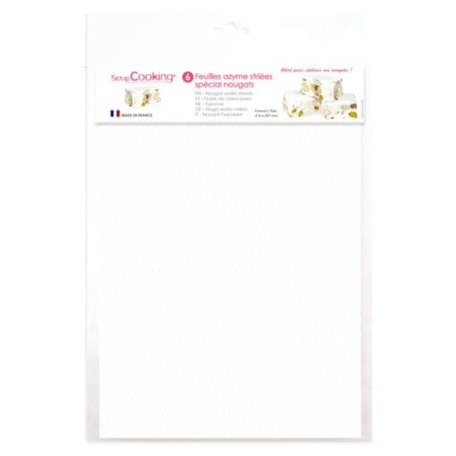 Laminas Papel De Oblea Especial Turron - Scrapcooking