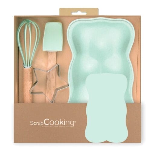 Set Utensilios Scrapcooking - Osito "teddy"