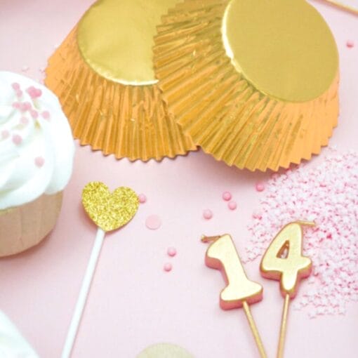 Set Velas CumpleaÑos Scrapcooking - Doradas - Imagen 3