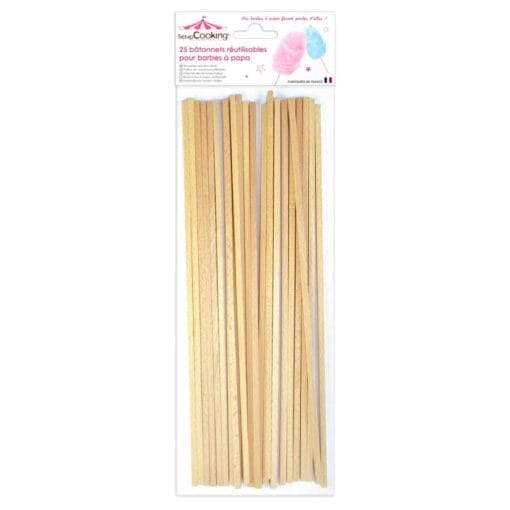 Palitos De Madera Para Algodon De Azucar - Scrapcooking