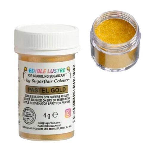 Brillo Comestible Sugarflair - Pastel Gold / Oro Claro (4 G)
