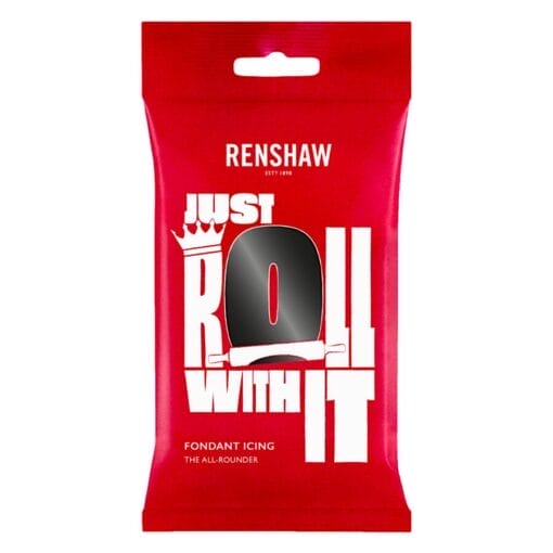 [p. Caduc.] Fondant Renshaw - Jet Black / Negro (1 Kg)
