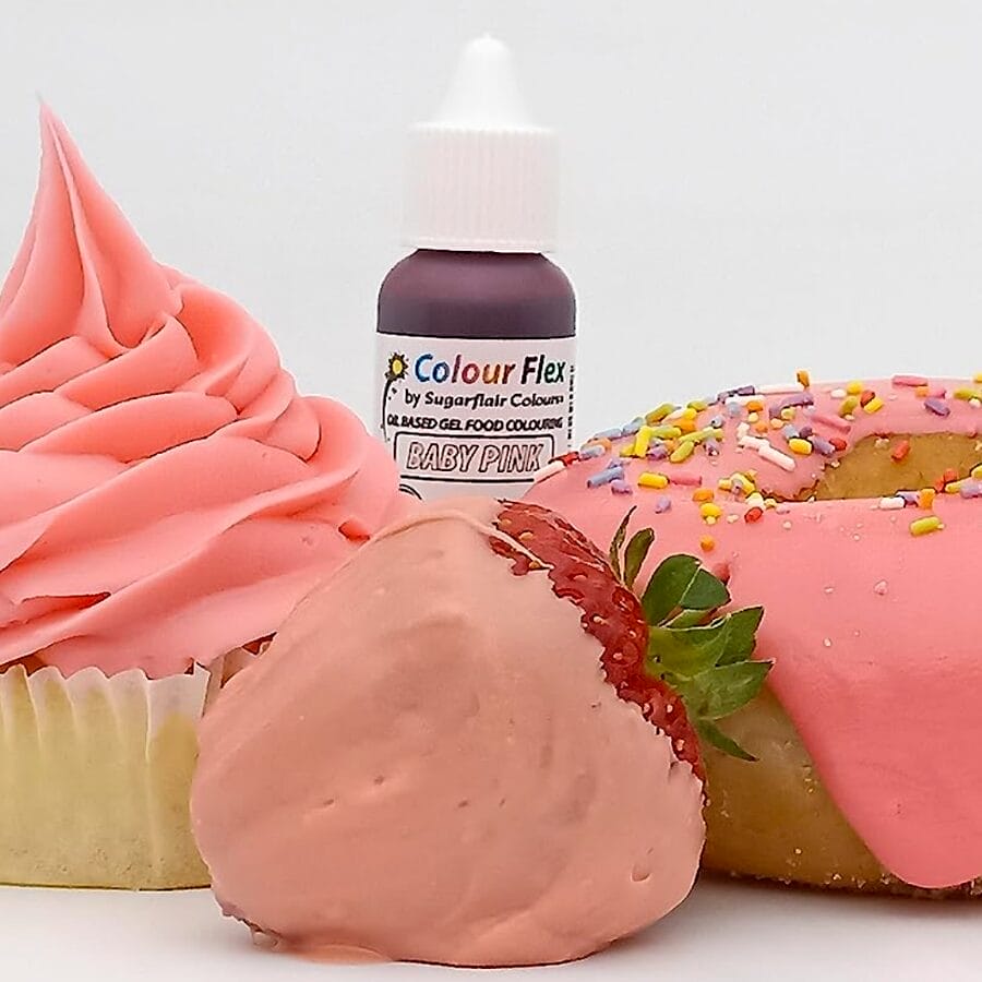Colorante Liposoluble "colourflex" Sugarflair - Baby Pink / Rosa Bebe (15 Ml) - Imagen 2