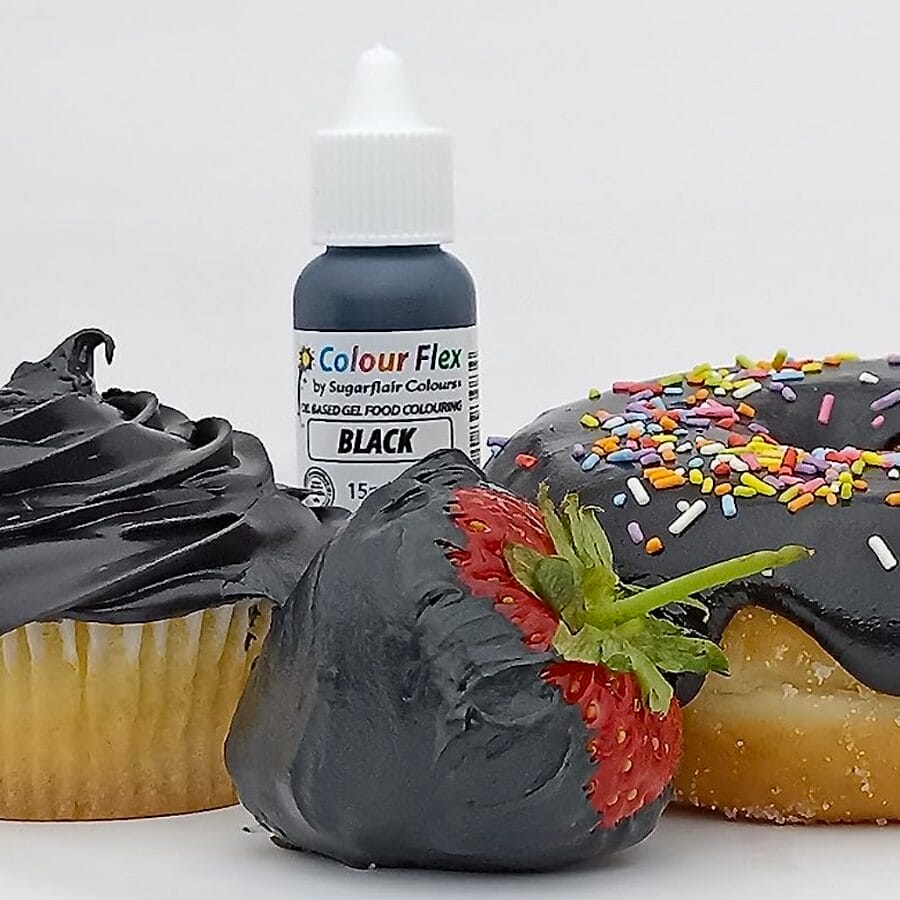 Colorante Liposoluble "colourflex" Sugarflair - Black / Negro (15 Ml) - Imagen 2
