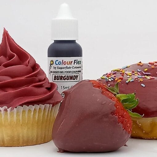 Colorante Liposoluble "colourflex" Sugarflair - Burgundy / Burdeos (15 Ml)