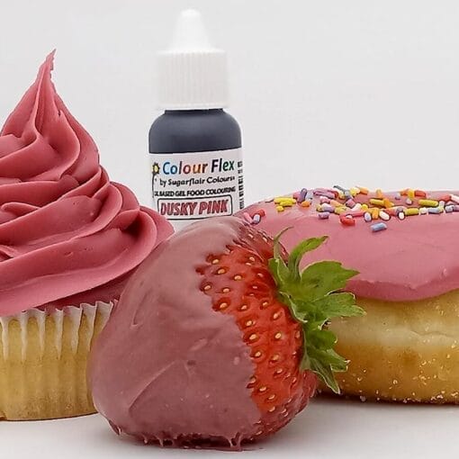 Colorante Liposoluble "colourflex" Sugarflair - Dusky Pink / Rosa Oscuro (15 Ml) - Imagen 2