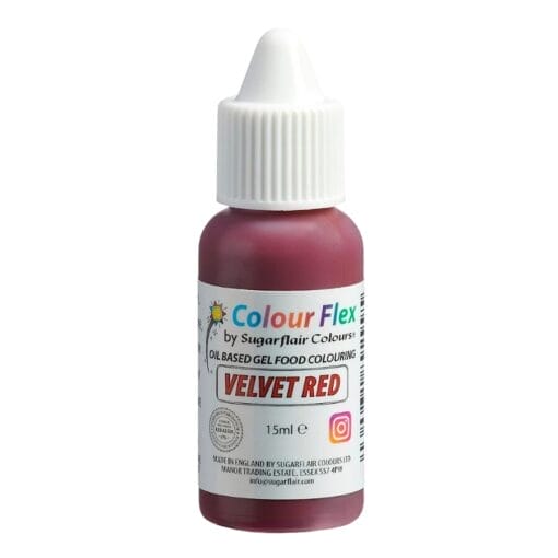 Colorante Liposoluble "colourflex" Sugarflair - Velvet Red (15 Ml)