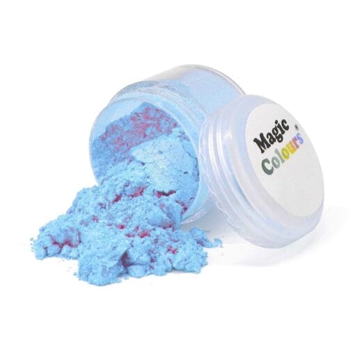 Colorante Lustre Dust Magic Colours - Azul Plata / Silver Blue (10 Ml)