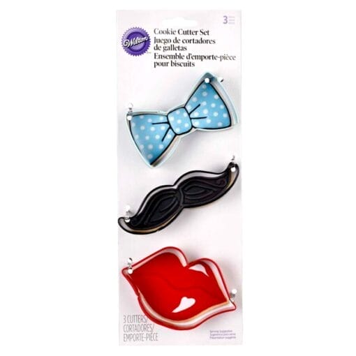 Set Cortadores Wilton - Bigote / Labios / Pajarita