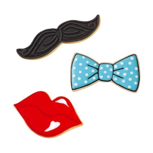 Set Cortadores Wilton - Bigote / Labios / Pajarita - Imagen 3