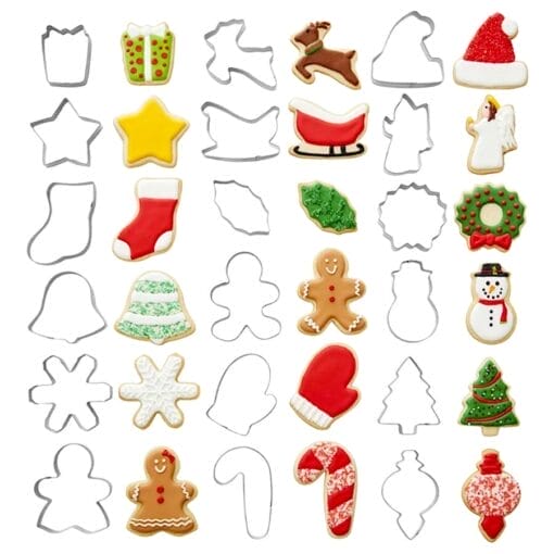 Set 18 Cortadores Para Galletas Wilton - Navidad - Imagen 3
