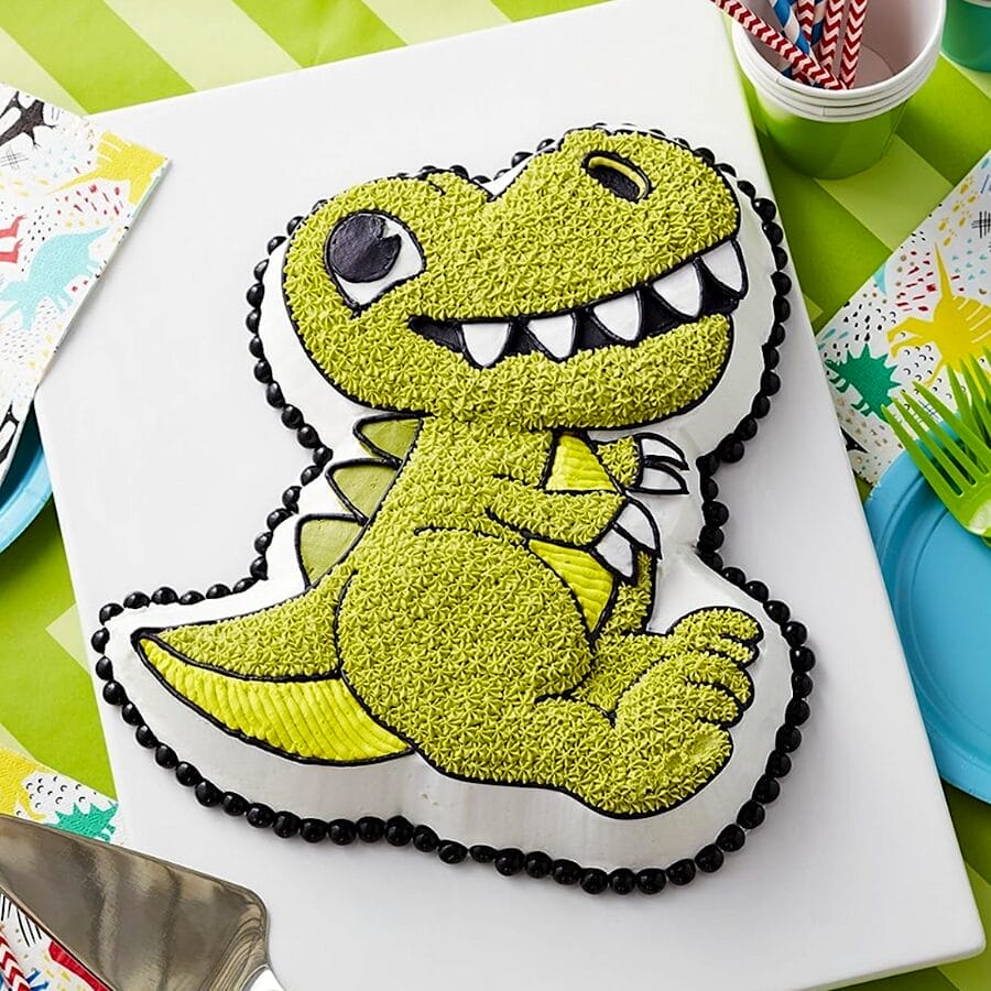 Molde De Aluminio 3d Wilton - Dinosaurio - Imagen 2