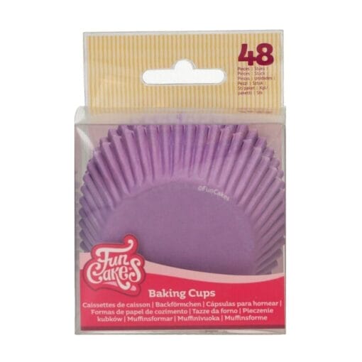 Capsulas Cupcakes Funcakes - Purpuras - Imagen 2
